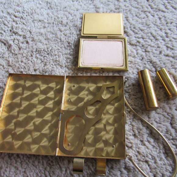 1950s Multi Compartment Brass Purse - Picture 3 of 6
